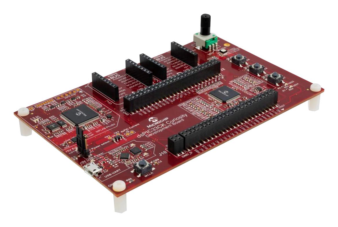 Microchip Dm330030 Curiosity Nano Dev Brd, 16-Bit Dspic Mcu