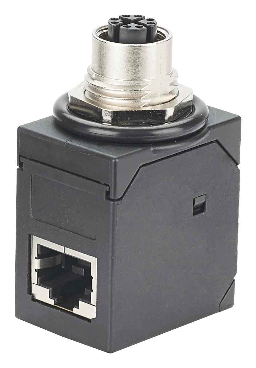 Panduit Icam12X90Rjs M12 Conn-Rj45 Jack R/a Adapter, Cat 6A