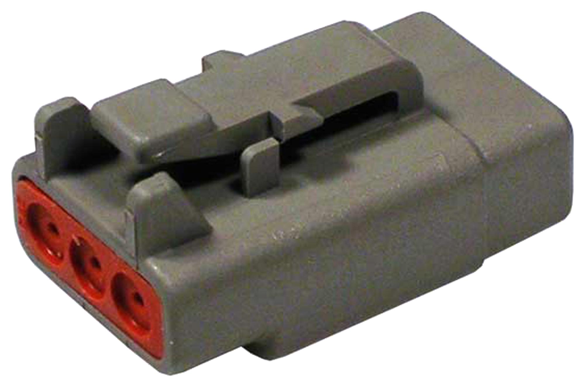 Deutsch - Te Connectivity Dtm06-3S Automotive Housing, Plug, 3Pos, 7.5A