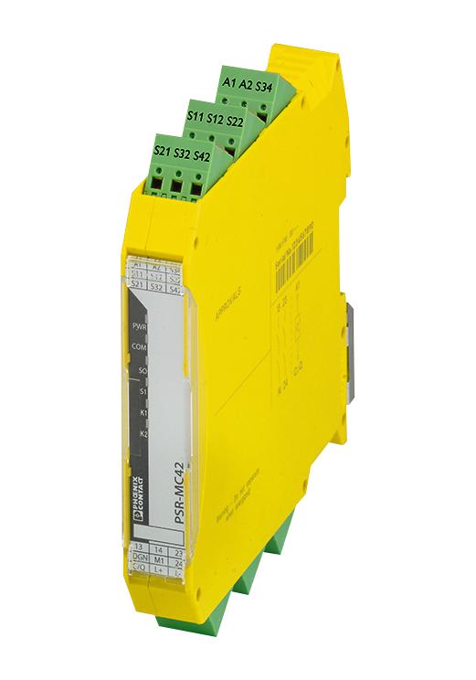 Phoenix Contact 2702902 Safety Relay, Dpst-No, 24Vdc, Din Rail