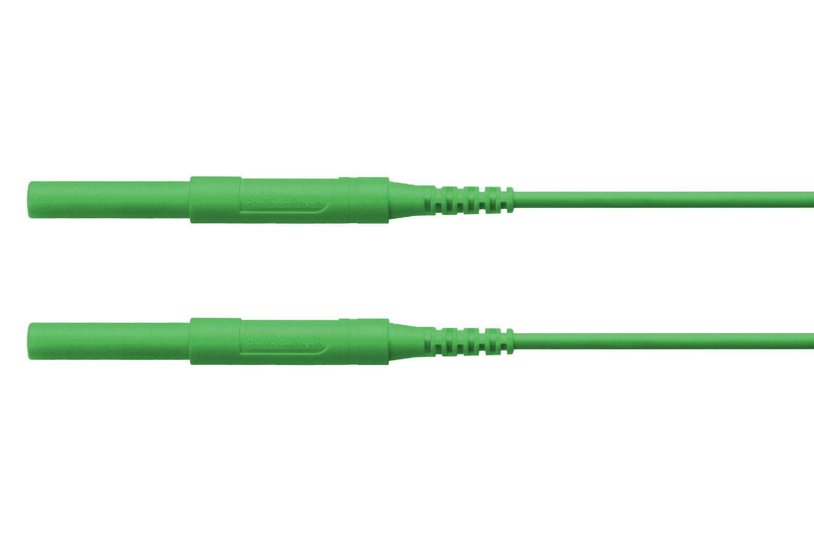 Schutzinger Hspl 8568 / Awg16 / 50 / Gn Test Lead, 4Mm Banana Plug, 500Mm