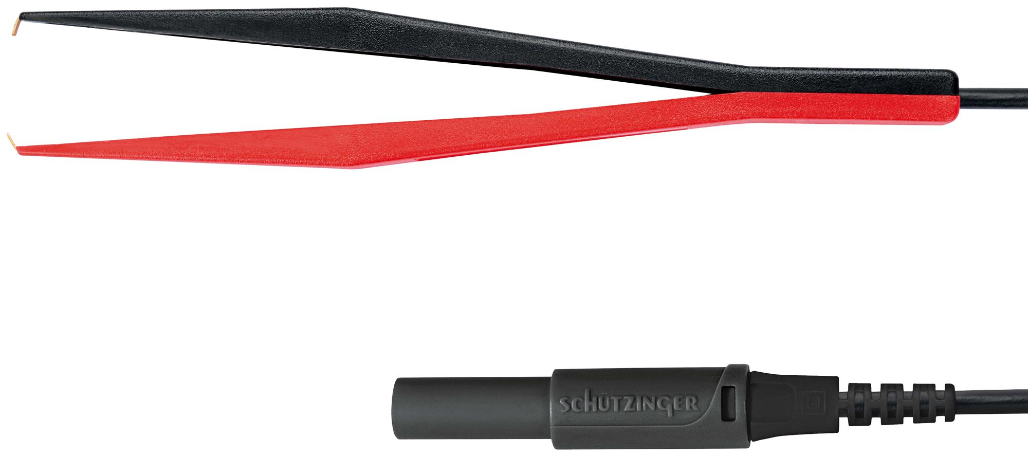 Schutzinger Kml 7848 Au / Pz / 150 / Sw Test Lead, Banana Plug-Tweezer, 1.5M