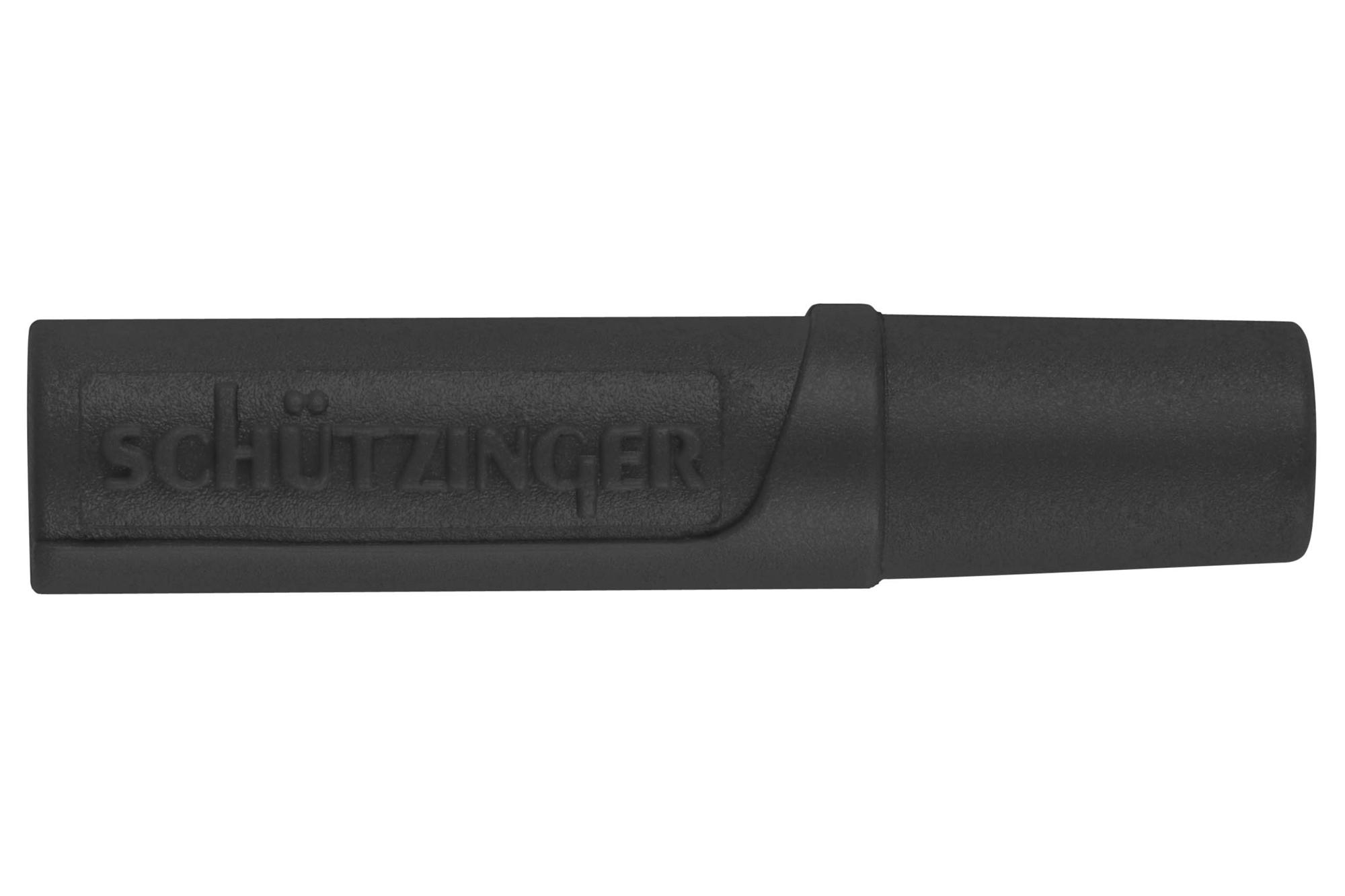 Schutzinger Ku 02 L Ni / Sw Coupler, Banana, Jack, 10A, Blk, Solder