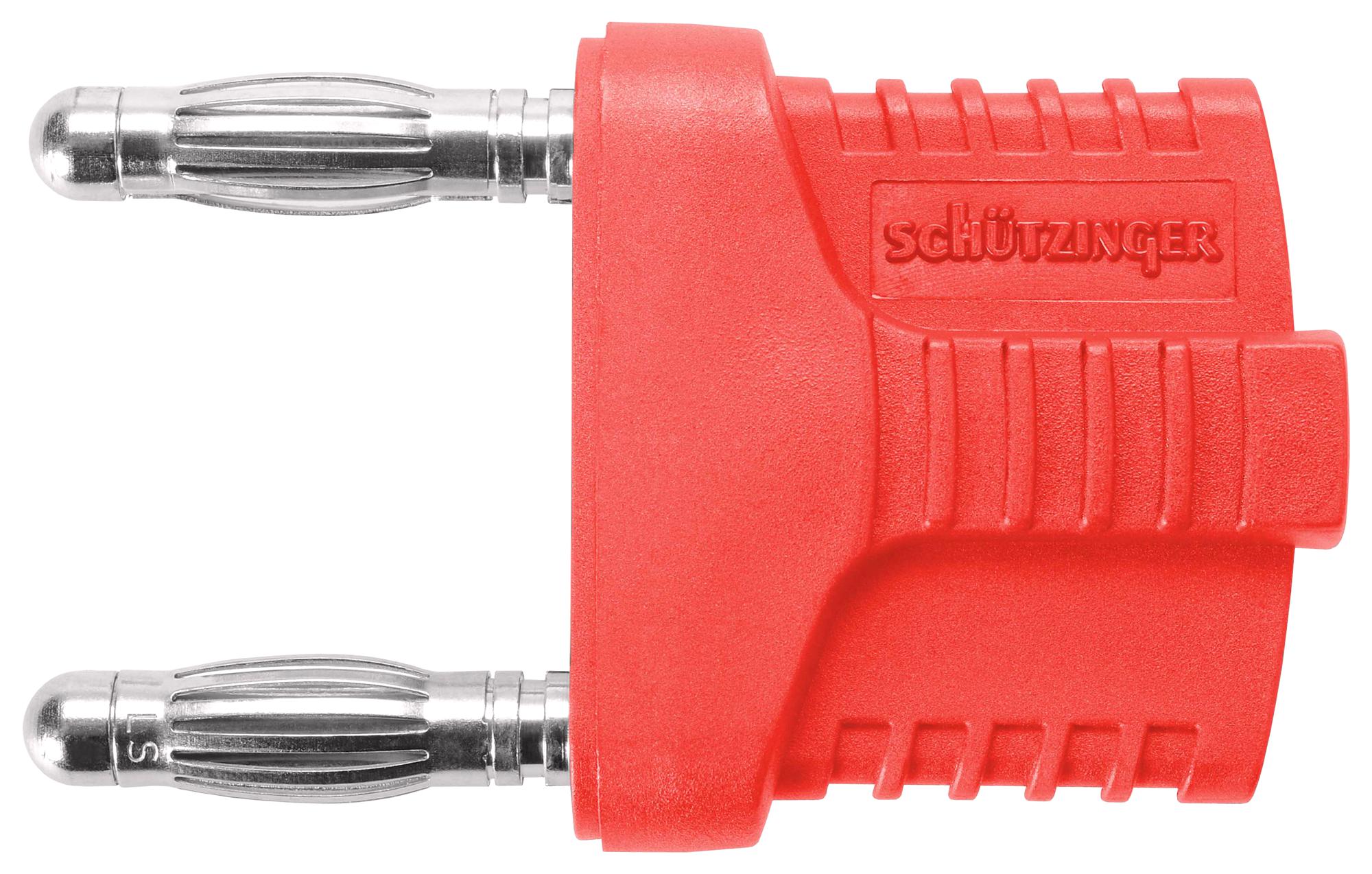 Schutzinger Kurz 19-4 Ig Mb Ni / Rt Conn, Banana, Plug, 12A, Red