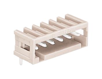 Wago 733-366 Terminal Block, Header, 6Way, Th R/a