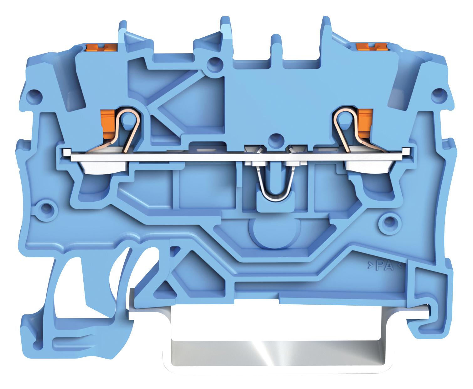 Wago 2201-1204 2-Conductor Through Terminal Block