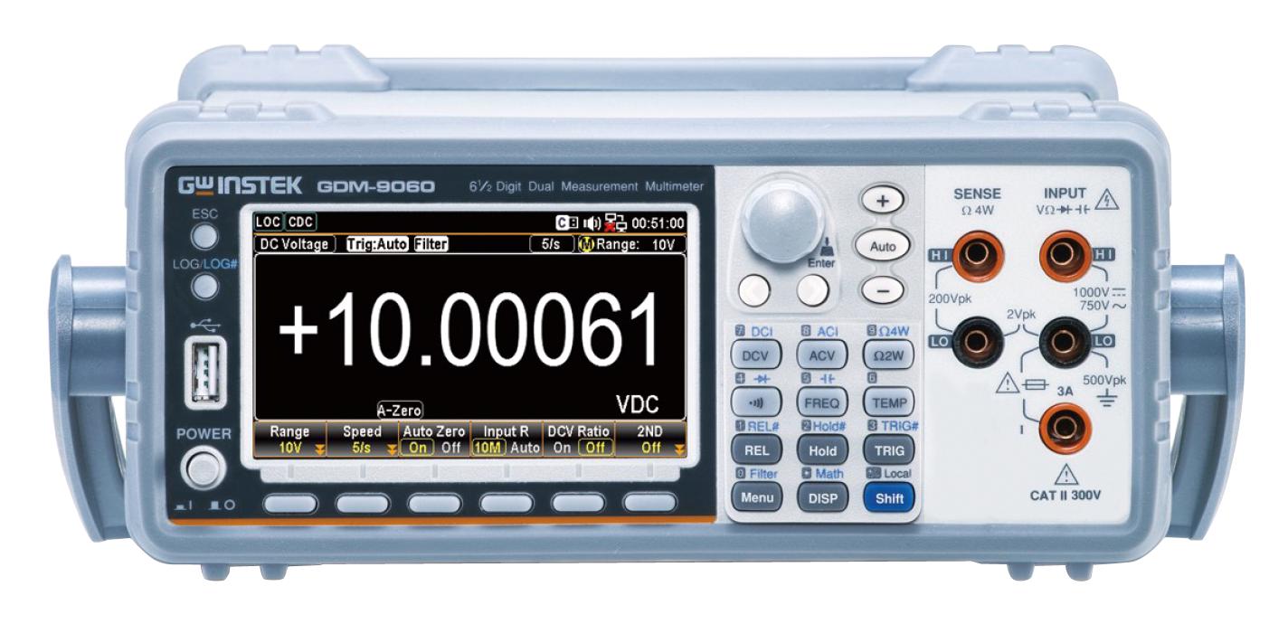 Gw Instek Gdm-9060 Digital Multimeter, Bench, 3A, 1Kv