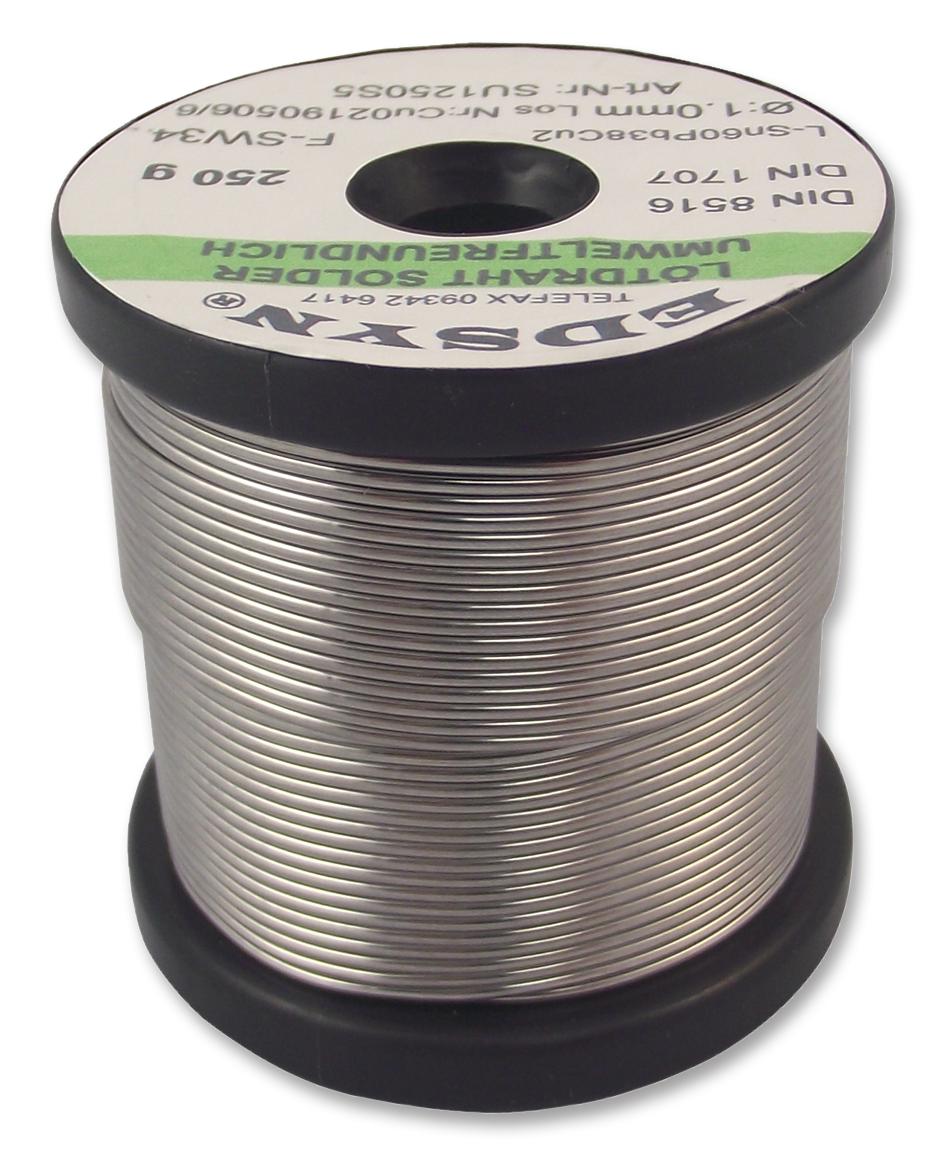 Edsyn Su1250-S5 Solder Wire, Fsw34, 1.0Mm, 250G