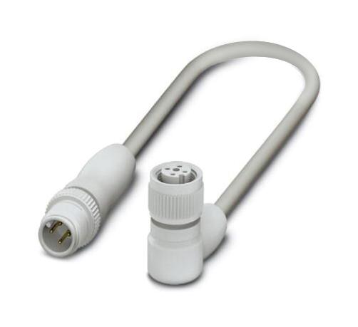 Phoenix Contact 1404027 Sensor Cord, 4P M12 Plug-M12 Rcpt, 300Mm