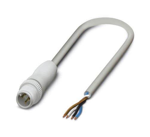 Phoenix Contact 1404005 Sensor Cord, 4P M12 Plug-Free End, 10M