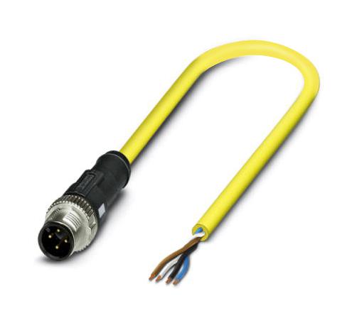 Phoenix Contact 1406226 Sensor Cord, 4P M12 Plug-Free End, 2M