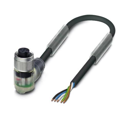 Phoenix Contact 1669893 Sensor Cord, 5P M12 Rcpt-Free End, 3M