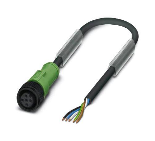 Phoenix Contact 1442544 Sensor Cord, 5P M12 Rcpt-Free End, 10M