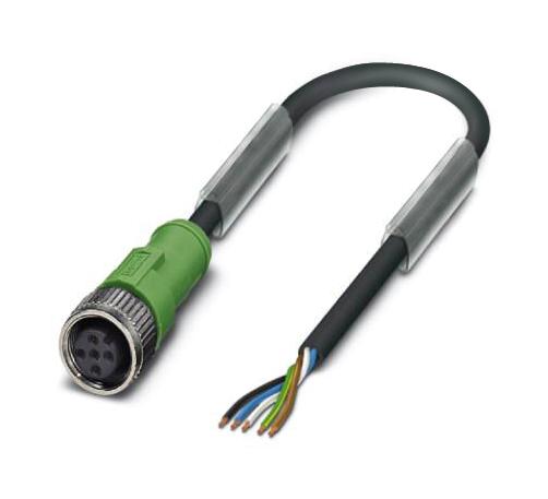 Phoenix Contact 1453889 Sensor Cord, 5P M12 Rcpt-Free End, 5M