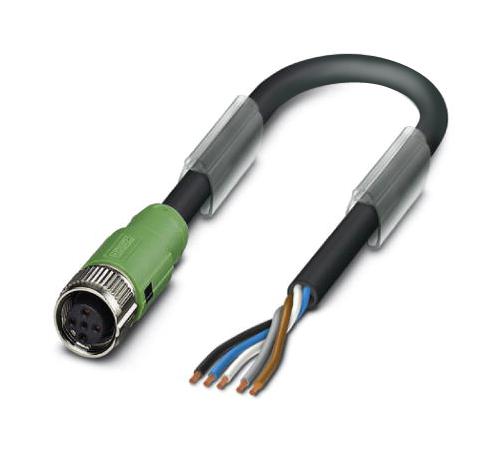 Phoenix Contact 1518397 Sensor Cord, 5P M12 Rcpt-Free End, 15M