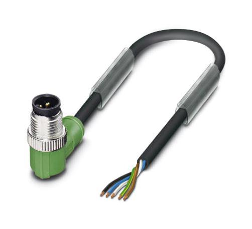 Phoenix Contact 1415682 Sensor Cord, 5P M12 Plug-Free End, 10M