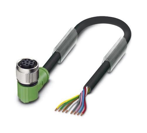 Phoenix Contact 1449262 Sensor Cord, 8P M12 Rcpt-Free End, 1M