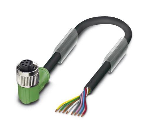 Phoenix Contact 1411821 Sensor Cord, 8P M12 Rcpt-Free End, 10M