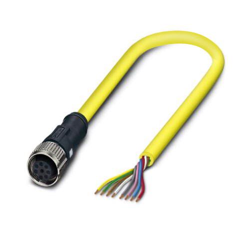 Phoenix Contact 1406103 Sensor Cord, 8P M12 Rcpt-Free End, 10M