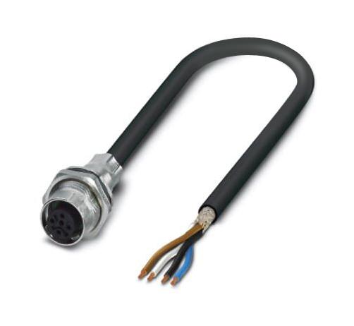 Phoenix Contact 1419315 Sensor Cord, 4P M12 Rcpt-Free End, 2M