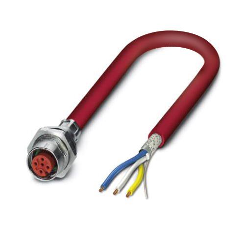 Phoenix Contact 1559835 Sensor Cord, 4P M12 Rcpt-Free End, 2M