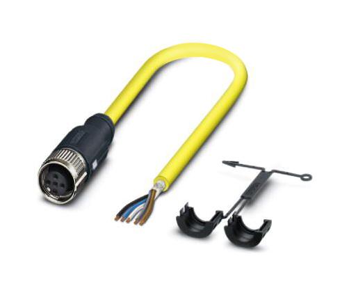 Phoenix Contact 1409592 Sensor Cord, 5P M12 Rcpt-Free End, 10M