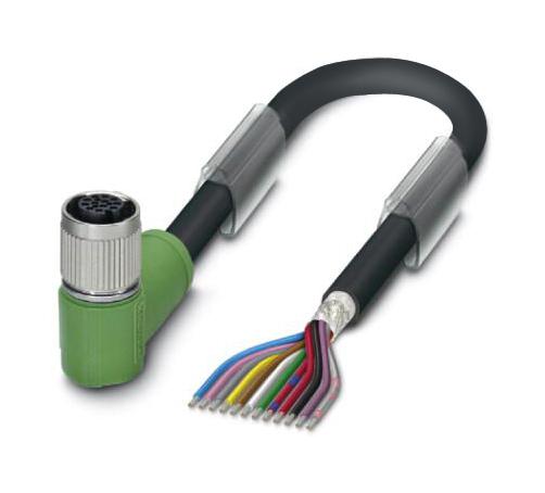 Phoenix Contact 1430190 Sensor Cord, 12P M12 R/a Rcpt-Free End