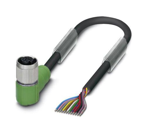 Phoenix Contact 1554908 Sensor Cord, 12P M12 R/a Rcpt-Free End