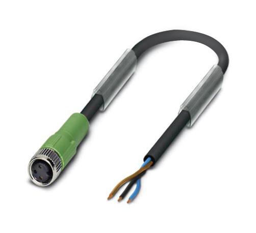 Phoenix Contact 1504822 Sensor Cord, 3P M8 Rcpt-Free End, 2M