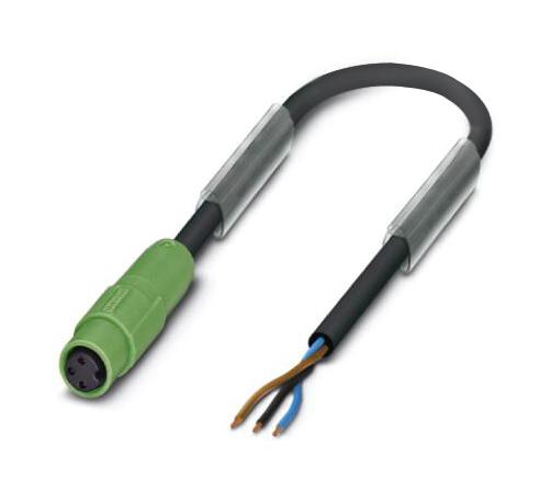 Phoenix Contact 1519875 Sensor Cord, 3P M8 Rcpt-Free End, 5M