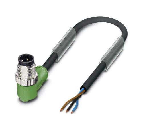 Phoenix Contact 1414449 Sensor Cord, 3P M12 R/a Plug-Free End