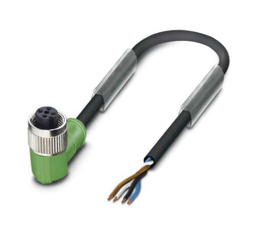 Phoenix Contact 1415608 Sensor Cord, 4P M12 Rcpt-Free End, 10M