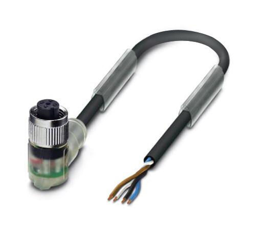 Phoenix Contact 1515798 Sensor Cord, 4P M12 Rcpt-Free End, 5M