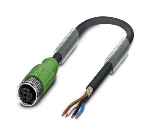 Phoenix Contact 1515109 Sensor Cord, 4P M12 Rcpt-Free End, 15M