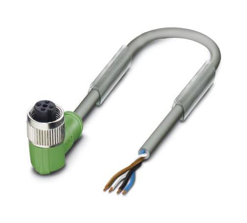 Phoenix Contact 1456967 Sensor Cord, 4P M12 Rcpt-Free End, 3M