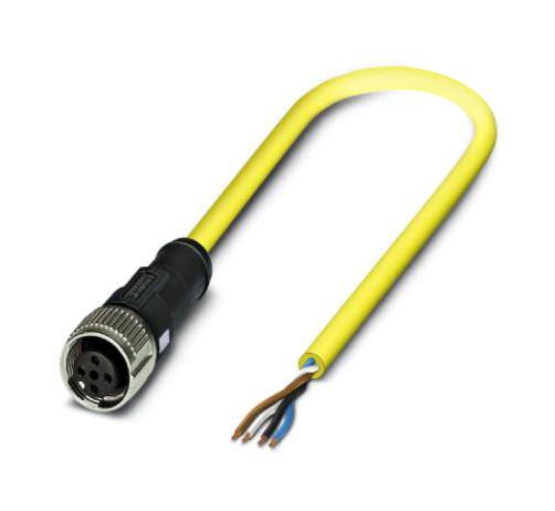 Phoenix Contact 1406246 Sensor Cord, 4P M12 Rcpt-Free End, 2M