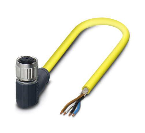 Phoenix Contact 1406190 Sensor Cord, 4P M12 Rcpt-Free End, 10M