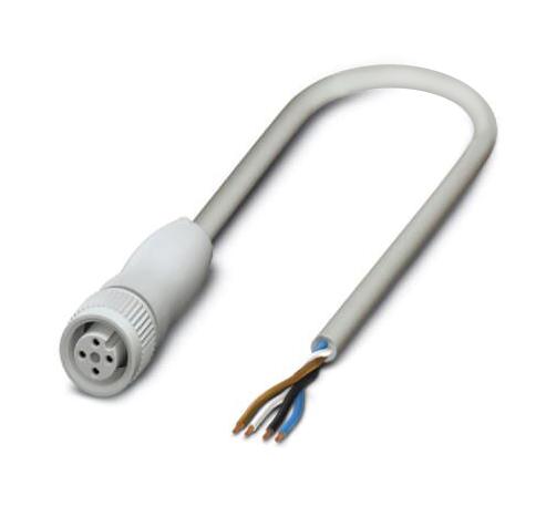 Phoenix Contact 1404012 Sensor Cord, 4P M12 Rcpt-Free End, 5M