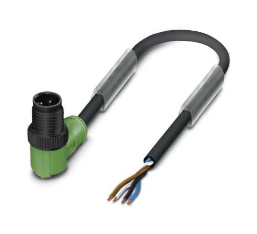 Phoenix Contact 1442609 Sensor Cord, 4P M12 Plug-Free End, 3M