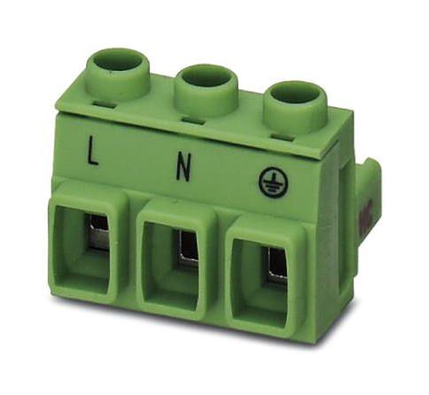 Phoenix Contact 1723719 Terminal Block, Pluggable, 3Way