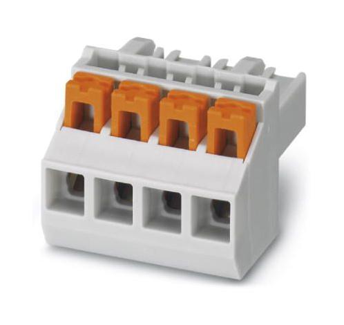 Phoenix Contact Pspt 2,5/ 4-St Kmgy Terminal Block, Pluggable, 4Way