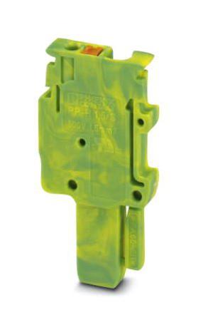 Phoenix Contact 3212507 Terminal Block, Pluggable, 1Way, Grn/yel