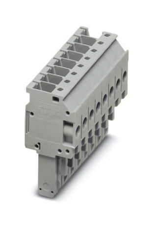 Phoenix Contact 3060186 Terminal Block, Pluggable, 8Way, Grey