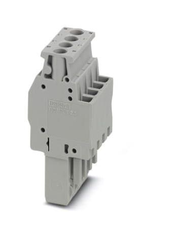 Phoenix Contact 3045428 Terminal Block, Pluggable, 4Way, Grey