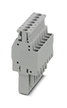 Phoenix Contact 3045457 Terminal Block, Pluggable, 7Way, Grey