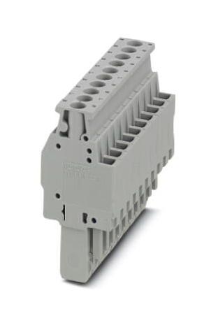 Phoenix Contact 3045499 Terminal Block, Pluggable, 10Way, Grey