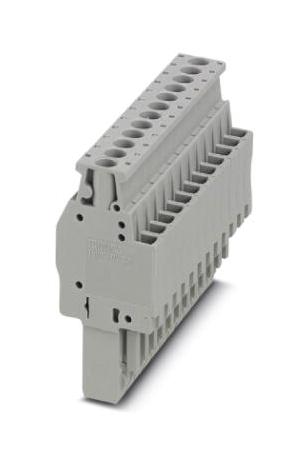 Phoenix Contact 3045512 Terminal Block, Pluggable, 12Way, Grey