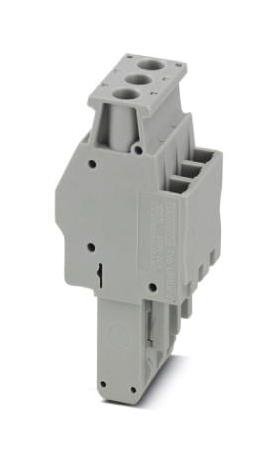 Phoenix Contact 3045826 Terminal Block, Pluggable, 3Way, Grey