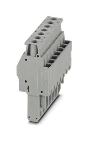 Phoenix Contact 3045868 Terminal Block, Pluggable, 7Way, Grey