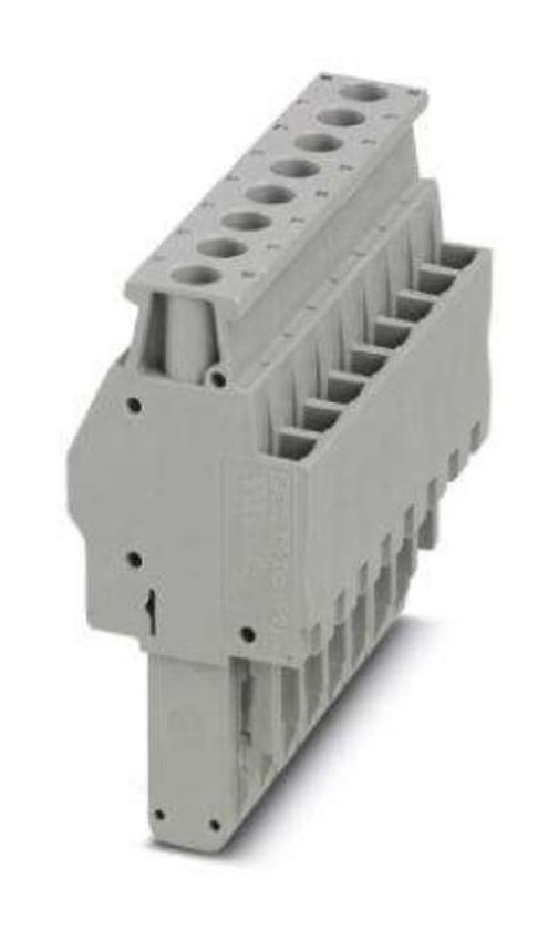 Phoenix Contact 3045871 Terminal Block, Pluggable, 8Way, Grey